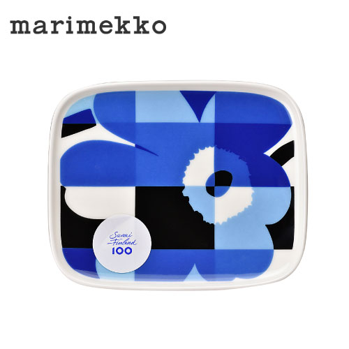 マリメッコ　2019年カラー　あずき×ペールブルー