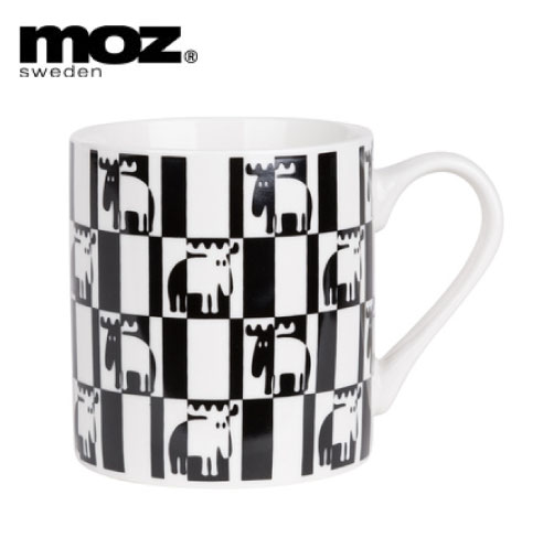 【moz】エルクblack&white マグカップ 